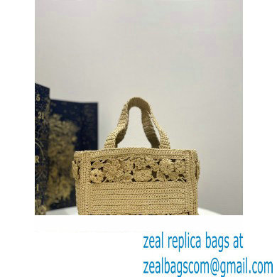 Dior small Book Tote Bag in raffia 2023 - Click Image to Close