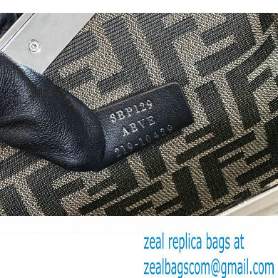 Fendi First Midi bag in black patent leather 2023 - Click Image to Close