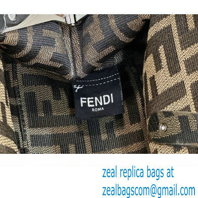 Fendi First Midi bag in brown patent leather 2023 - Click Image to Close