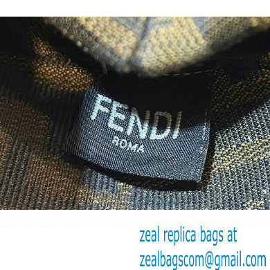 Fendi First Small bag in White and blue woven leather 2023