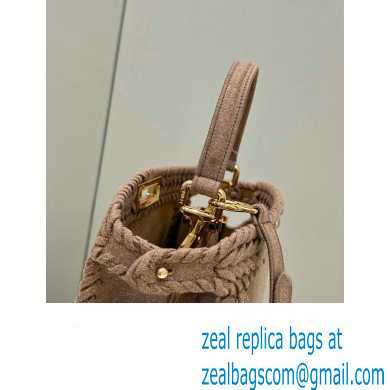 Fendi Peekaboo Iseeu Medium Bag in Beige Flannel 2023