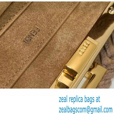 Fendi Peekaboo Iseeu Medium Bag in Beige Flannel 2023 - Click Image to Close