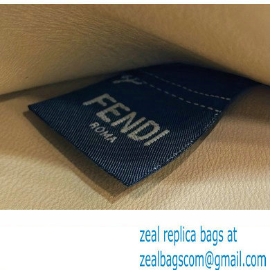 Fendi Peekaboo Iseeu Medium Bag in interlace leather Brown 2023