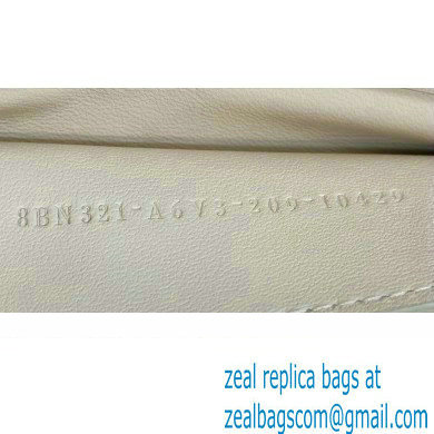 Fendi Peekaboo Iseeu Medium Bag in interlace leather White 2023