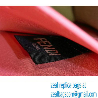 Fendi Peekaboo Iseeu Small Bag in interlace leather Pink 2023 - Click Image to Close