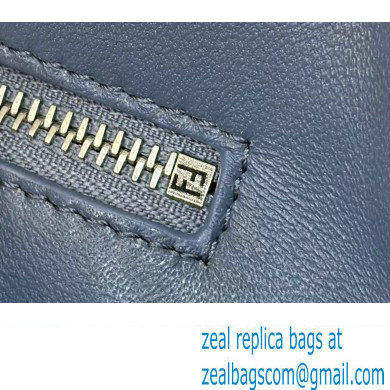Fendi Peekaboo Mini bag in White and blue woven leather 2023 - Click Image to Close