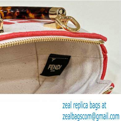 Fendi beige canvas mini By The Way Boston bag 2023 - Click Image to Close