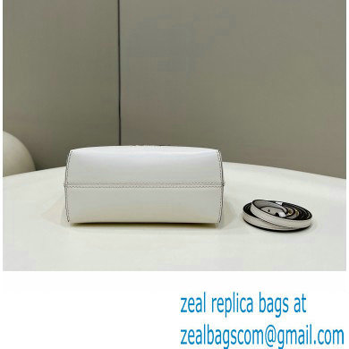 Fendi white leather and elaphe by the way mini Boston bag 2023 - Click Image to Close