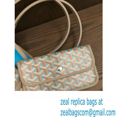 GOYARD CLAIRE VOIE GM TOTE BAG TURQUOISE 2023