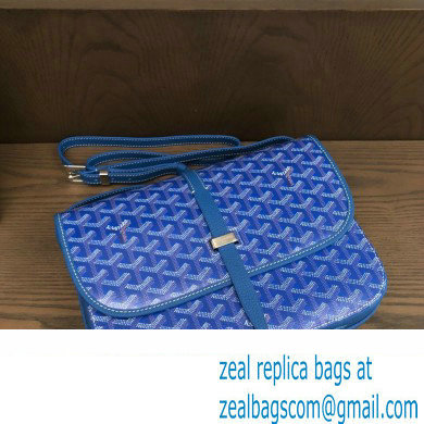 Goyard Belvedere MM Strap Bag Blue