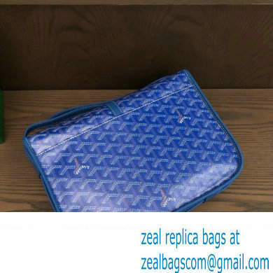 Goyard Belvedere MM Strap Bag Blue