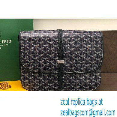 Goyard Belvedere MM Strap Bag Dark Blue