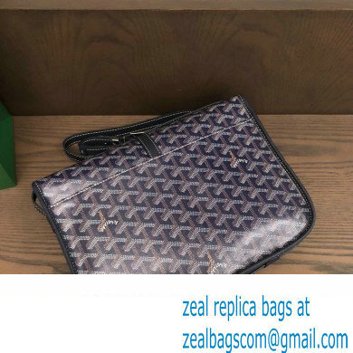 Goyard Belvedere MM Strap Bag Dark Blue - Click Image to Close