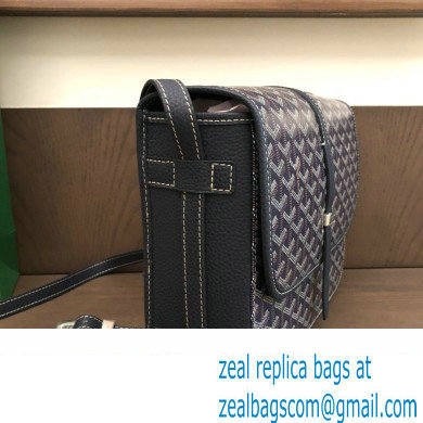 Goyard Belvedere MM Strap Bag Dark Blue