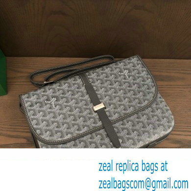 Goyard Belvedere MM Strap Bag Gray