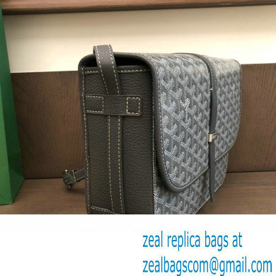 Goyard Belvedere MM Strap Bag Gray