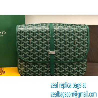 Goyard Belvedere MM Strap Bag Green