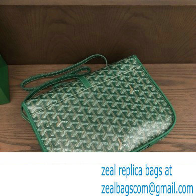 Goyard Belvedere MM Strap Bag Green