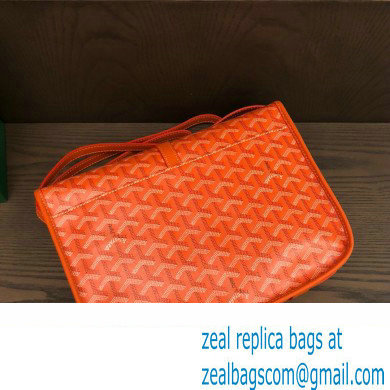 Goyard Belvedere MM Strap Bag Orange