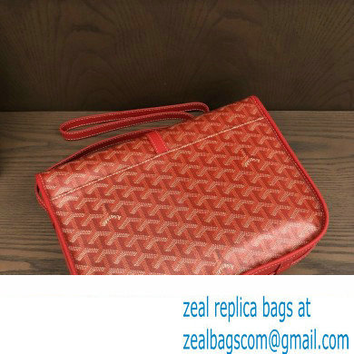 Goyard Belvedere MM Strap Bag Red - Click Image to Close