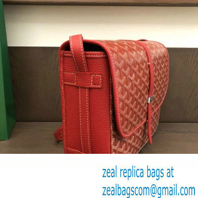 Goyard Belvedere MM Strap Bag Red