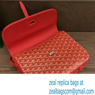 Goyard Belvedere MM Strap Bag Red