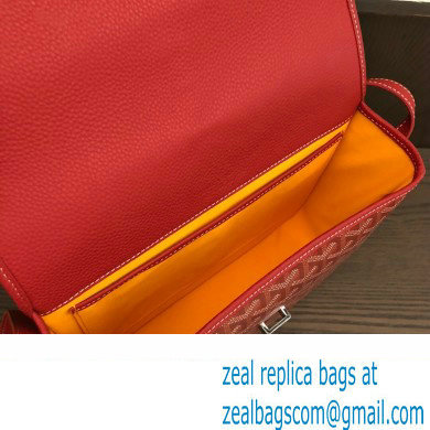 Goyard Belvedere MM Strap Bag Red
