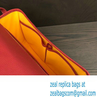 Goyard Belvedere MM Strap Bag Red