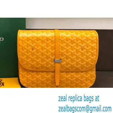 Goyard Belvedere MM Strap Bag Yellow