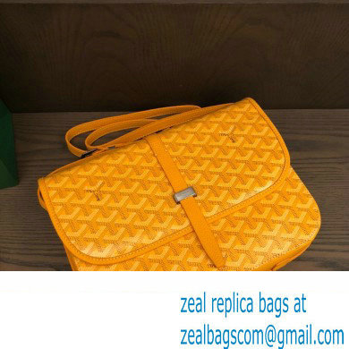 Goyard Belvedere MM Strap Bag Yellow