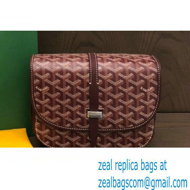 Goyard Belvedere PM Strap Bag Burgundy - Click Image to Close