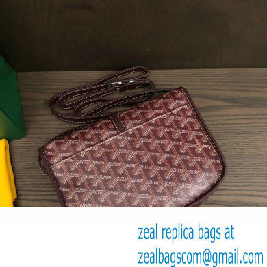 Goyard Belvedere PM Strap Bag Burgundy