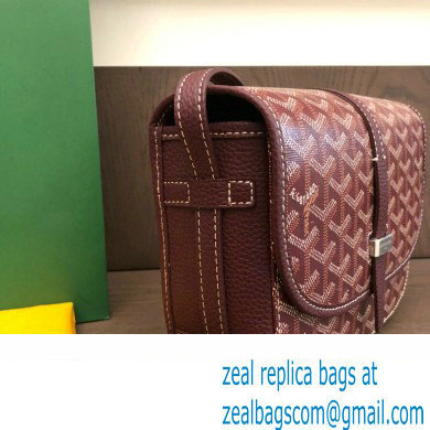 Goyard Belvedere PM Strap Bag Burgundy