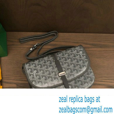 Goyard Belvedere PM Strap Bag Gray