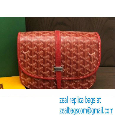 Goyard Belvedere PM Strap Bag Red