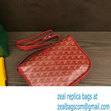 Goyard Belvedere PM Strap Bag Red