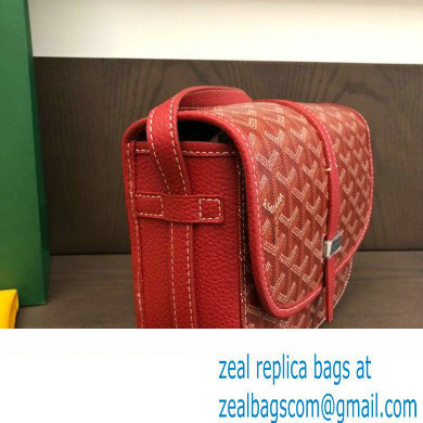 Goyard Belvedere PM Strap Bag Red