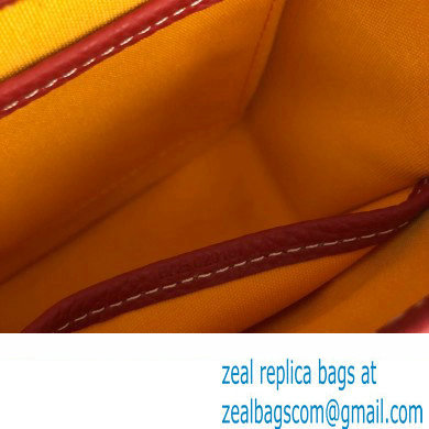 Goyard Belvedere PM Strap Bag Red