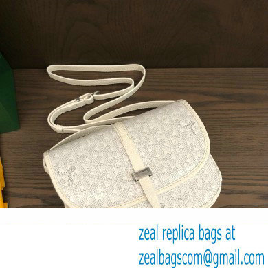 Goyard Belvedere PM Strap Bag White - Click Image to Close