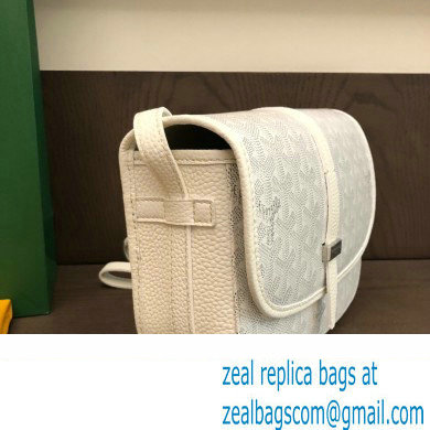 Goyard Belvedere PM Strap Bag White