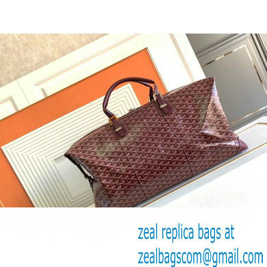 Goyard Boeing Travel 55 Bag Burgundy