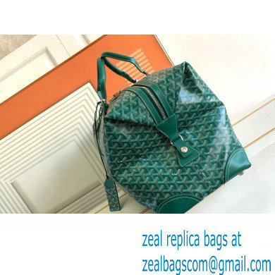 Goyard Boeing Travel 55 Bag Green - Click Image to Close