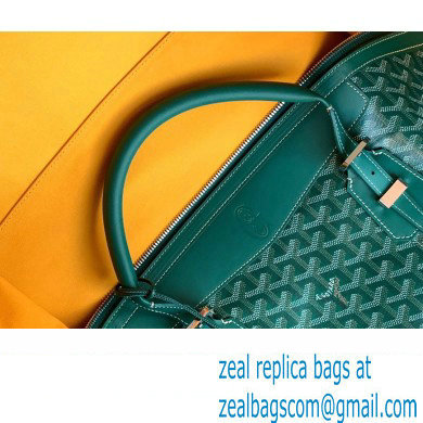 Goyard Boeing Travel 55 Bag Green - Click Image to Close