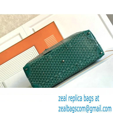 Goyard Boeing Travel 55 Bag Green - Click Image to Close