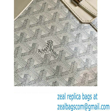 Goyard Boeing Travel 55 Bag White - Click Image to Close