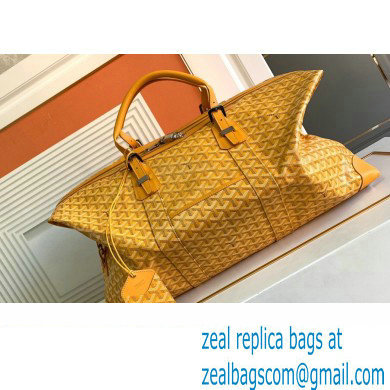 Goyard Boeing Travel 55 Bag Yellow