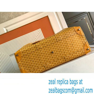 Goyard Boeing Travel 55 Bag Yellow