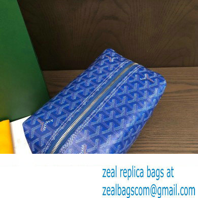 Goyard Bowling 25 Toiletry Bag Blue