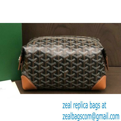 Goyard Bowling 25 Toiletry Bag Brown