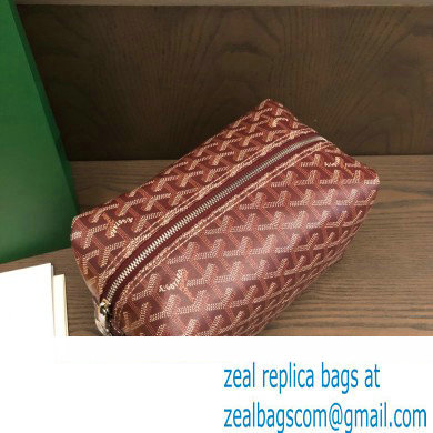 Goyard Bowling 25 Toiletry Bag Burgundy